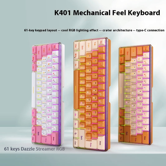 Teclado Compacto RGB para el Hogar - Iluminación LED Personalizable