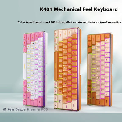 Teclado Compacto RGB para el Hogar - Iluminación LED Personalizable