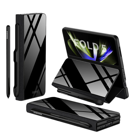 Funda de Cristal Protectora para Galaxy Z Fold5 - Diseño Flip Creativo - Image 24