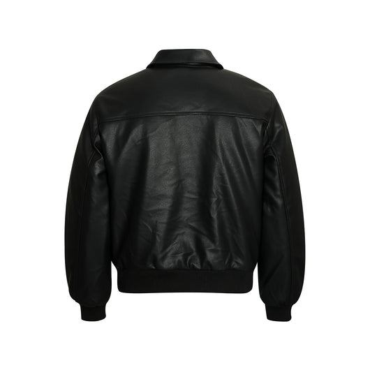 Chaqueta de Cuero PU Estilo Urbano Americano con Algodón - Image 10