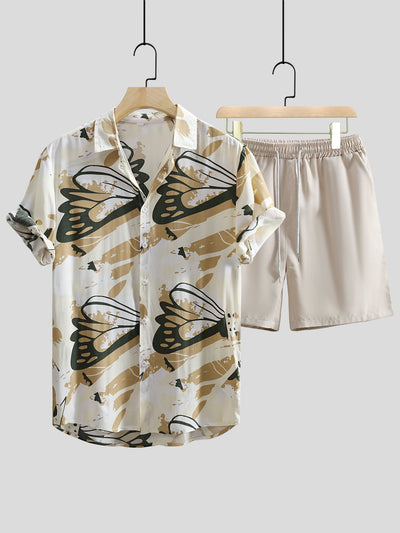 Camisa Casual Estampada de Manga Corta para Hombre - Image 6