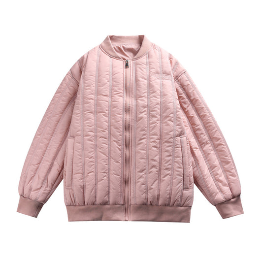 Chaqueta Suelta de Pareja Estilo Japonés a Rayas - Image 7