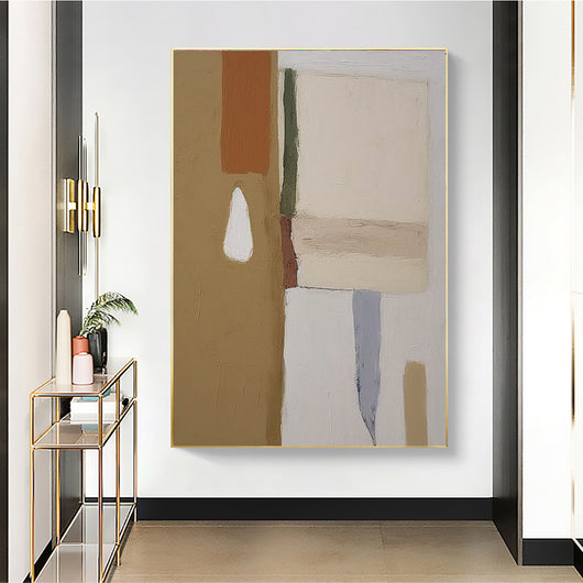 Cuadro Abstracto Minimalista Morandi - Pintura al Óleo Artesanal sin Marco - Image 9