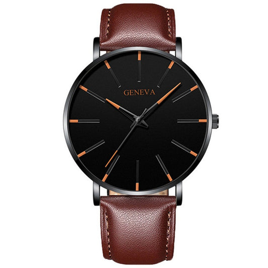 Reloj de Cuarzo con Correa para Hombre - Importación