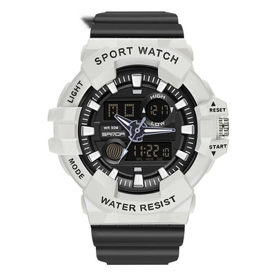 Reloj Deportivo Digital Dual Display Pantalla Grande Luminoso Resistente al Agua Unisex - Image 5