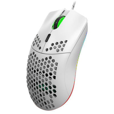Ratón Gaming Ligero con Diseño Hexagonal Perforado - Image 10