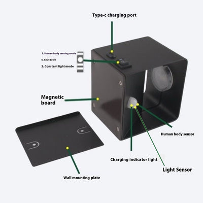 Lámpara Decorativa con Sensor de Movimiento Inteligente - Image 3
