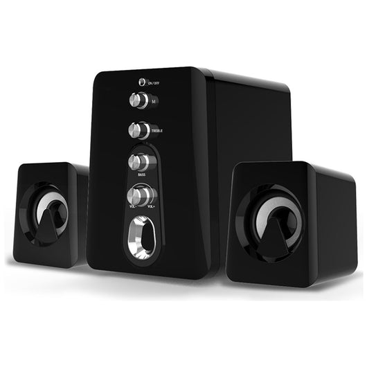 Parlante USB 2.1 Portátil con Subwoofer de Graves Profundos - Image 2