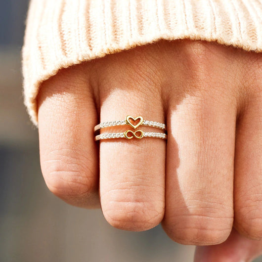 Anillo de Circonia Cúbica Estilo Europeo Americano - Image 9