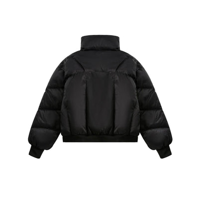 Abrigo Pato Blanco con Cuello Mao - Diseño Moderno Invierno - Image 3