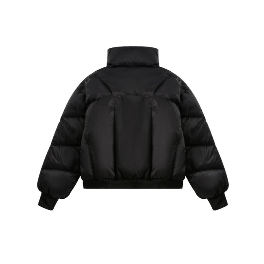 Abrigo Pato Blanco con Cuello Mao - Diseño Moderno Invierno - Image 3