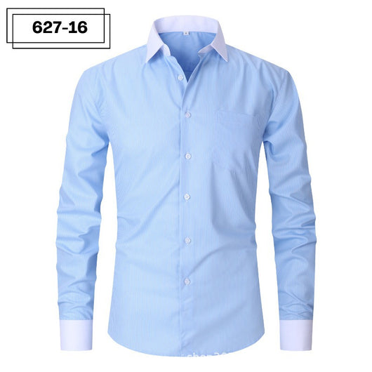 Camisa Rayada de Verano para Hombre Talla Grande - Image 16