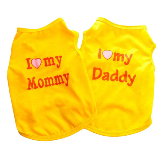 Chaleco para Mascotas Estilo Clásico Mamá Papá - Image 6
