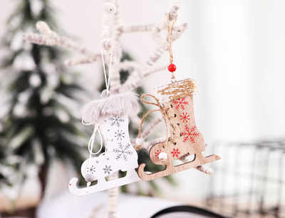 Adornos Navideños de Madera Pintados e Impresos - Image 6