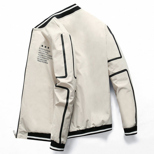 Chaqueta Suelta con Cuello Mao - Comodidad Diaria - Image 4