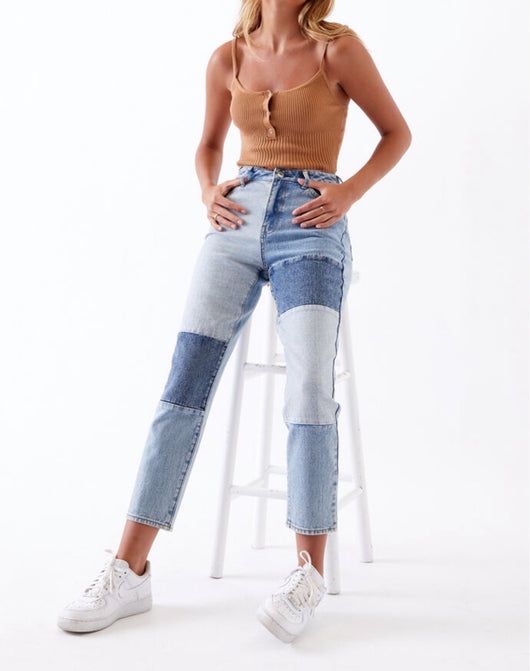 Jeans Retro Slim Straight de Algodón con Costura Clásica - Image 10