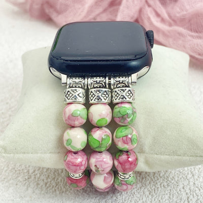 Pulsera de Reloj con Cuentas de Hilo - Image 2