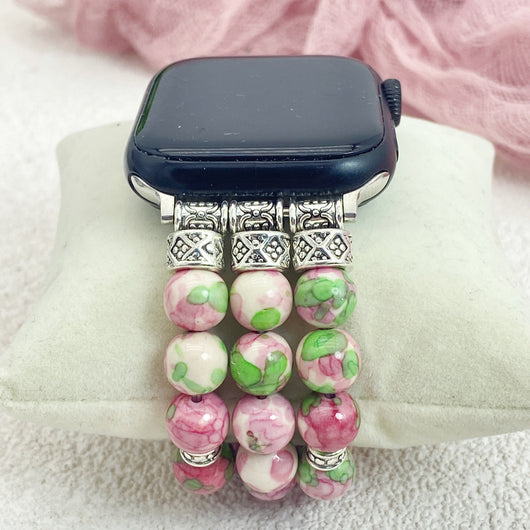 Pulsera de Reloj con Cuentas de Hilo - Image 2