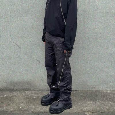 Overol Funcional de Nylon con Bolsillos 3D - Estilo Urban Streetwear Hombre - Image 8