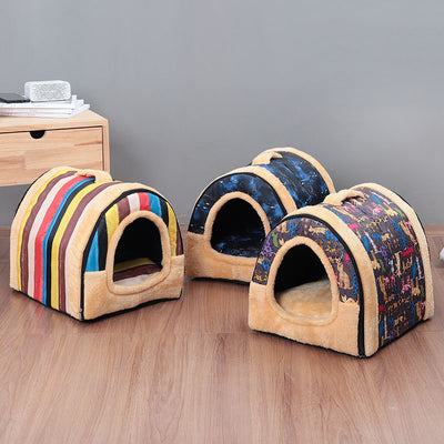 Casa Cama para Gatos Cerrada Desmontable y Lavable - Image 18