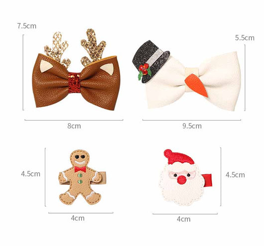 Accesorios Navideños Adorables para el Cabello de Niñas - Image 10