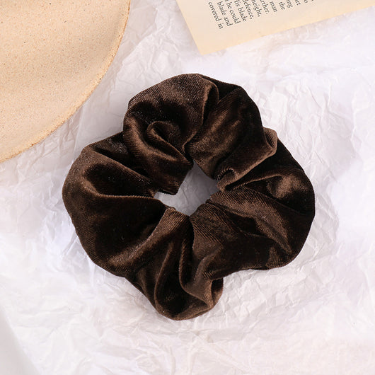 Elástico para Cabello de Terciopelo - Accesorio de Moda para Coleta - Image 12