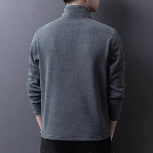 Sudadera Térmica con Cuello Mock Estilo Hoodie para Hombre - Image 14