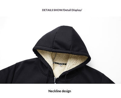 Conjunto de Abrigo Acolchado para Hombre con Sudadera con Capucha y Chaqueta Forrada - Image 18