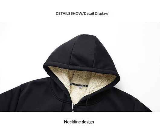 Conjunto de Abrigo Acolchado para Hombre con Sudadera con Capucha y Chaqueta Forrada - Image 18