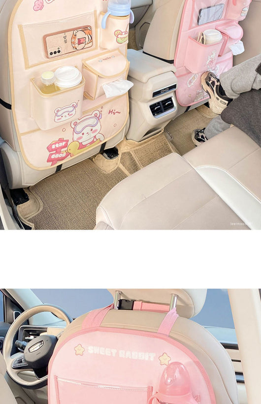 Organizador de Asiento Trasero del Auto con Protector Antimanchas - Image 18