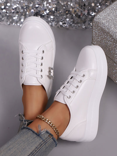 Zapatillas Deportivas de Cuero con Suela Flexible para Mujer - Image 30