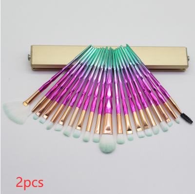 Set de Brochas de Maquillaje Diamond Multicolor Premium - Image 18