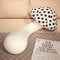 Almohada Larga de Peluche con Forma de Seta - Respaldo Cómodo para Sala de Estar