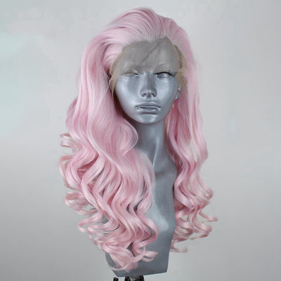 Peluca Frontal de Encaje Sintético Premium para Mujer - Image 9