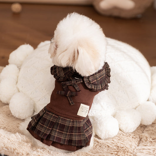 Vestidos Abrigadores para Perros Otoño-Invierno con Patrón Cuadros - Ropa Premium para Mascotas Pequeñas y Medianas - Image 26