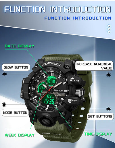 Reloj Deportivo Impermeable para Estudiantes - Diseño Moderno y Resistente - Image 21