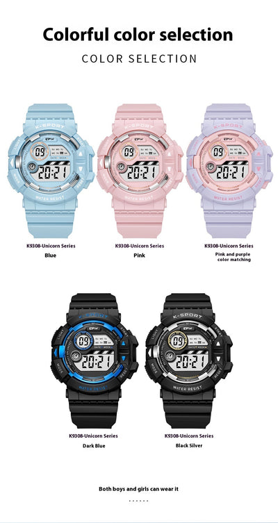 Reloj Deportivo Luminoso Multifuncional Resistente al Agua para Niños - Image 16