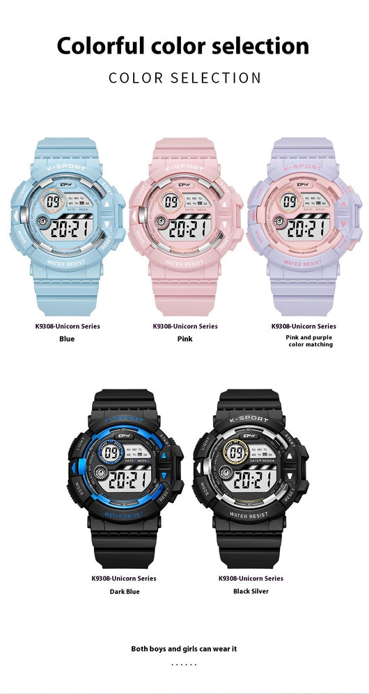 Reloj Deportivo Luminoso Multifuncional Resistente al Agua para Niños - Image 16