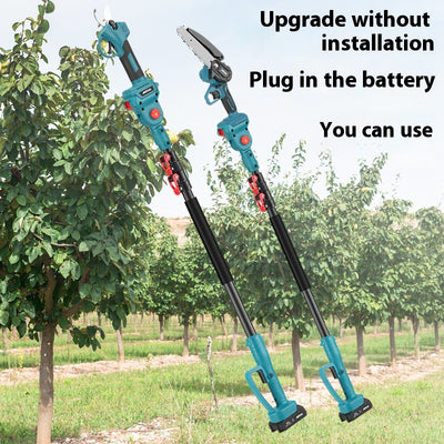 Motosierra Eléctrica Recargable de Batería Litio para Jardín