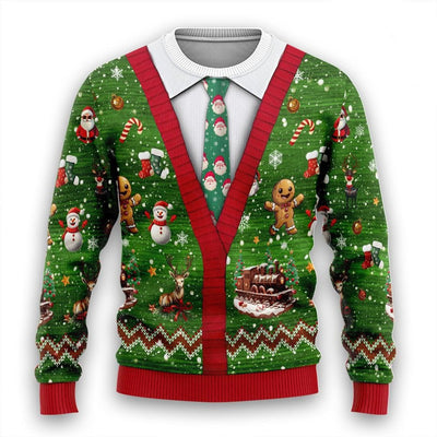 Suéter Navideño 3D para Hombre con Estampado Festivo - Image 14