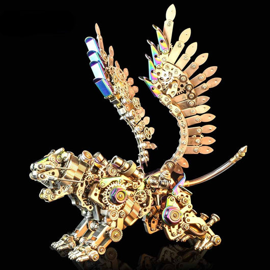 Lámpara Garra de Dragón Tigre Mecánica - Modelo 3D Acero Inoxidable - Image 19