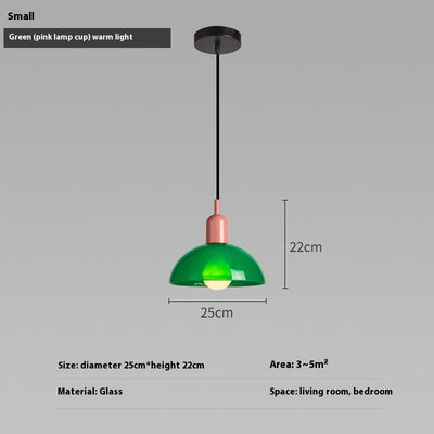 Lámpara Colgante Bauhaus Retro de Cristal para Restaurante - Image 50