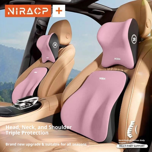Cojín Lumbar Viscoelástico para Auto con Soporte Cervical - Image 7