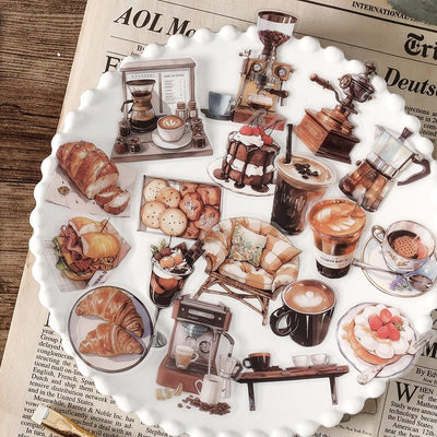 Set de 40 Stickers Decorativos Retro 'Life Love Song' - 4 Diseños DIY - Image 2