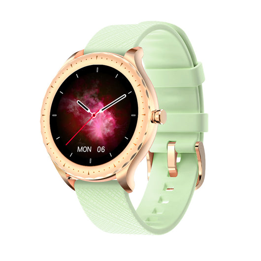 Pulsera Inteligente Redonda con Bluetooth, Monitor Cardíaco y Presión Arterial - Image 10