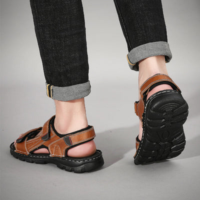 Sandalias Hombre Velcro Cómodas - Chanclas Ajustables Verano - Image 6
