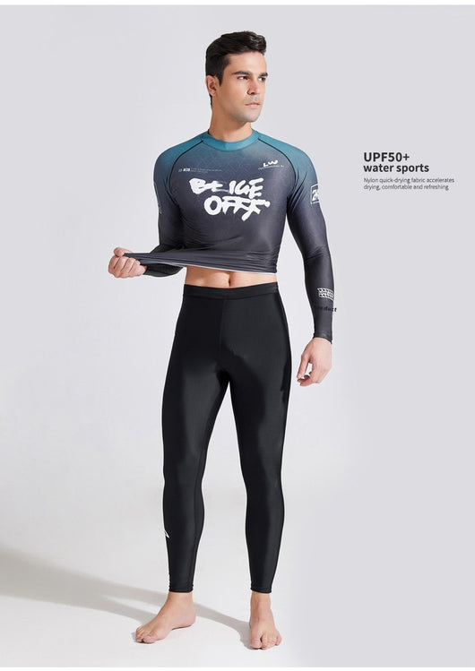 Traje de Baño Manga Larga Secado Rápido para Hombre - Image 9