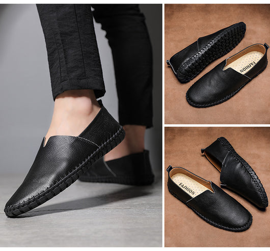 Mocasín de Cuero Gommino con Capas para Hombre - Image 12
