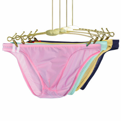 Bóxer de Seda Helada Transparente Cintura Baja para Hombre - Image 6