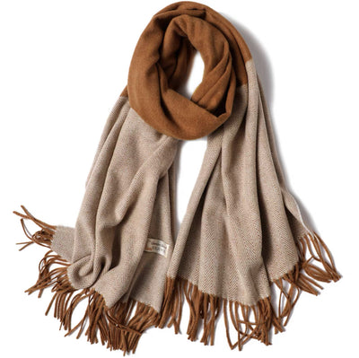 Bufanda de Lana Escocesa Gruesa Otoño-Invierno Unisex - Image 9